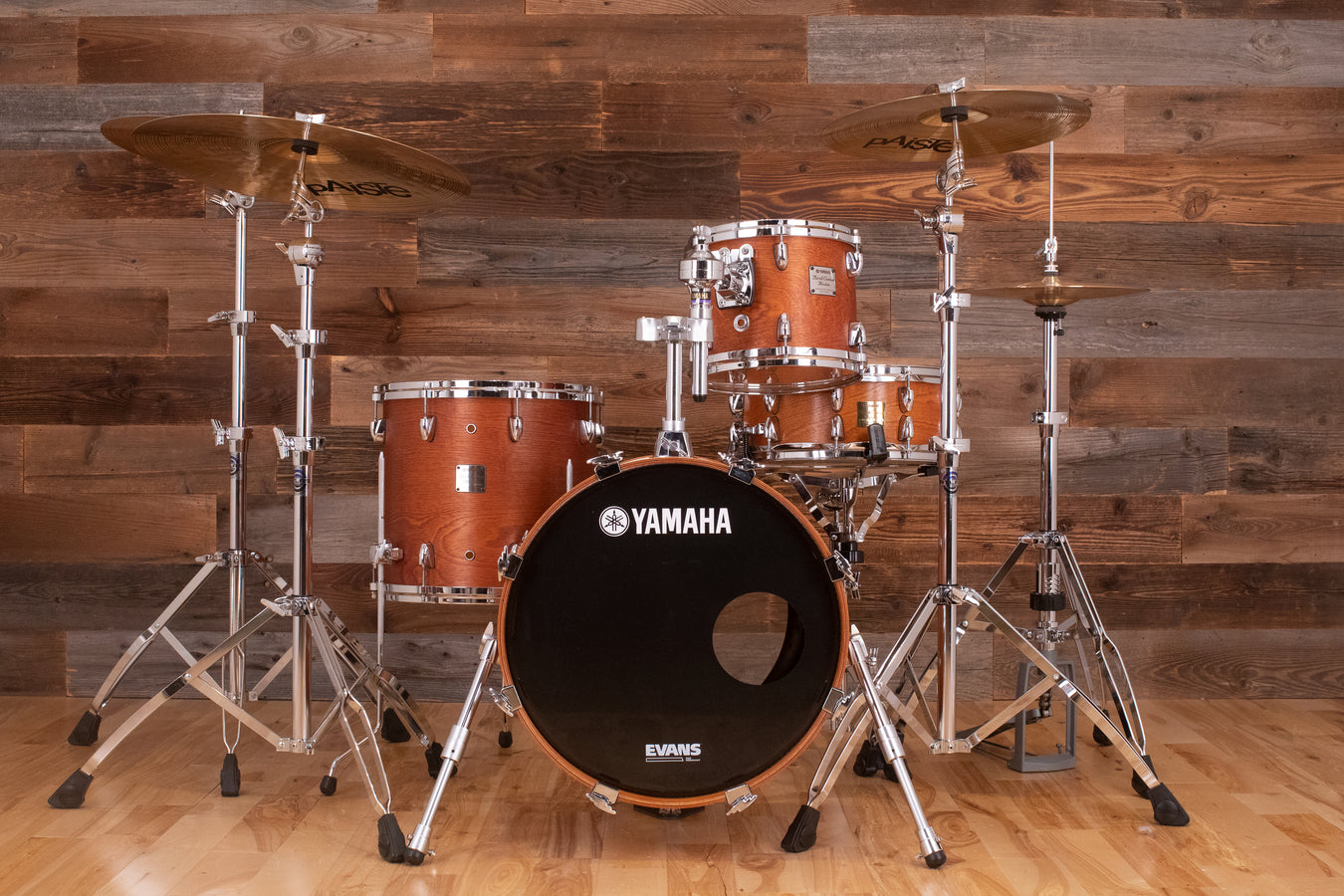 Yamaha 14x5.5 Oak Custom Snare Drum NSD-085A Musashi Black