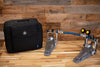 YAMAHA DFP9C DUAL CHAIN DRIVE DOUBLE BASS DRUM PEDAL WITH CASE