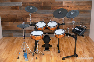 YAMAHA DTX8K-M ELECTRONIC DRUM KIT, MESH HEADS, BIRCH SHELLS, REAL WOOD FINISH
