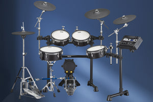 YAMAHA DTX8K-X ELECTRONIC DRUM KIT, TCS HEADS, BIRCH SHELLS, BLACK FOREST FINISH
