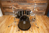 YAMAHA LIVE CUSTOM OAK 4 PIECE DRUM KIT, BLACK WOOD