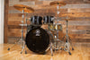 YAMAHA LIVE CUSTOM OAK 4 PIECE DRUM KIT, BLACK WOOD