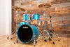 YAMAHA MAPLE CUSTOM ABSOLUTE 5 PIECE DRUM KIT, BLUE ICE SPARKLE (PRE-LOVED)