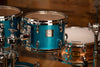 YAMAHA MAPLE CUSTOM ABSOLUTE 5 PIECE DRUM KIT, BLUE ICE SPARKLE (PRE-LOVED)