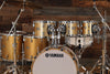 YAMAHA ABSOLUTE HYBRID MAPLE 6 PIECE DRUM KIT, GOLD CHAMPAGNE SPARKLE