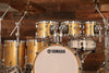 YAMAHA ABSOLUTE HYBRID MAPLE 6 PIECE DRUM KIT, GOLD CHAMPAGNE SPARKLE