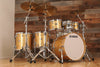 YAMAHA ABSOLUTE HYBRID MAPLE 6 PIECE DRUM KIT, GOLD CHAMPAGNE SPARKLE