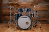 YAMAHA PHOENIX PHX 4 PIECE DRUM KIT, SAPPHIRE BLUE GLOSS OVER BURLED ASH (PRE-LOVED)