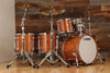 YAMAHA RECORDING CUSTOM POWER 5 PIECE DRUM KIT, REAL WOOD