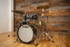 YAMAHA RECORDING CUSTOM 5 PIECE DRUM KIT, SOLID BLACK LACQUER