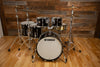 YAMAHA RECORDING CUSTOM 5 PIECE DRUM KIT, SOLID BLACK LACQUER