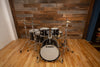 YAMAHA RECORDING CUSTOM 5 PIECE DRUM KIT, SOLID BLACK LACQUER