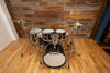 YAMAHA RECORDING CUSTOM 5 PIECE DRUM KIT, SOLID BLACK LACQUER