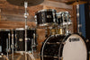 YAMAHA RECORDING CUSTOM 5 PIECE DRUM KIT, SOLID BLACK LACQUER