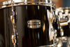 YAMAHA RECORDING CUSTOM 5 PIECE DRUM KIT, SOLID BLACK LACQUER
