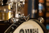 YAMAHA RECORDING CUSTOM 5 PIECE DRUM KIT, SOLID BLACK LACQUER