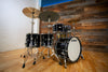 YAMAHA RECORDING CUSTOM 5 PIECE DRUM KIT, SOLID BLACK LACQUER