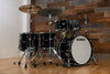 YAMAHA RECORDING CUSTOM 5 PIECE DRUM KIT, SOLID BLACK LACQUER