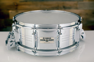 YAMAHA 14 X 5.5 SD 055MD STEEL PARALLEL ACTION SNARE DRUM, MIJ (PRE-LOVED)