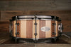 ZEBRA DRUMS 14 X 5.5 HYBRID MAPLE / WALNUT SHELL SNARE DRUM