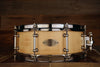 ZEBRA DRUMS 14 X 5 HARD MAPLE STAVE SHELL SNARE DRUM, SEMI GLOSS OIL FINISH