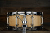 ZEBRA DRUMS 14 X 5 HARD MAPLE STAVE SHELL SNARE DRUM, SEMI GLOSS OIL FINISH