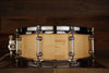 ZEBRA DRUMS 14 X 5 HARD MAPLE STAVE SHELL SNARE DRUM, SEMI GLOSS OIL FINISH