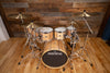 ZEBRA DRUMS FREE FLOATING DRUM KIT, 6 PIECE, LONDON PLANE TREE STAVE SHELLS