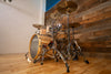 ZEBRA DRUMS FREE FLOATING DRUM KIT, 6 PIECE, LONDON PLANE TREE STAVE SHELLS