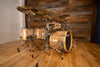 ZEBRA DRUMS FREE FLOATING DRUM KIT, 6 PIECE, LONDON PLANE TREE STAVE SHELLS