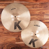 ZILDJIAN 14" K REGULAR SERIES EARLY 90'S HI-HAT CYMBALS (PRE-LOVED)